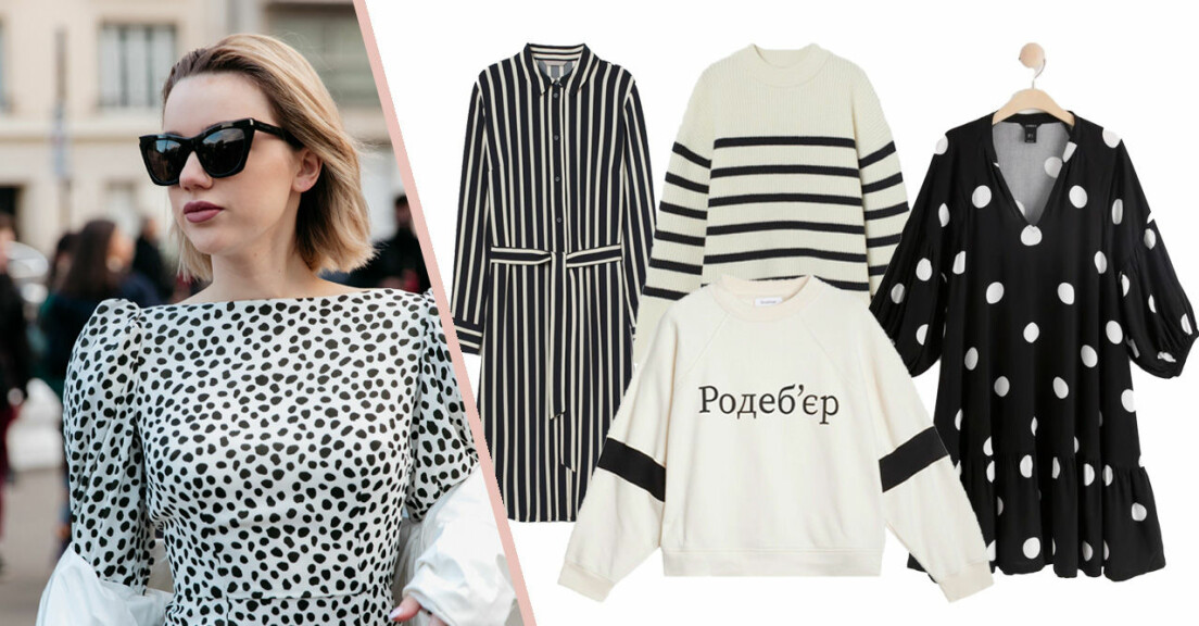 Klä dig stilrent i klassiskt svartvitt – 11 fina shoppingtips!