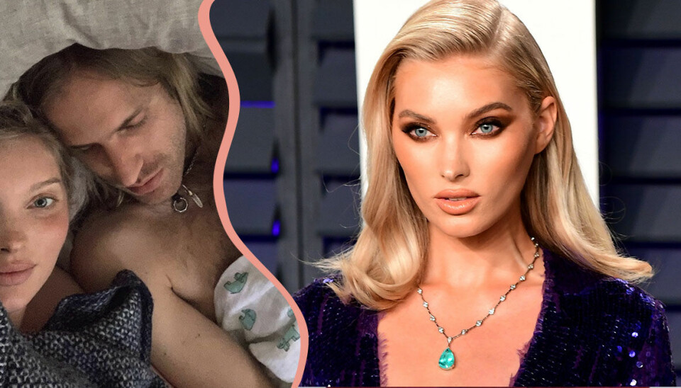Elsa Hosk visar upp nyfödda dottern