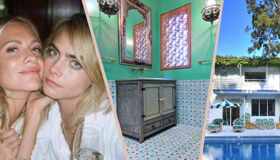Cara och Poppy Delevingne säljer sitt pastell-palats i Los Angeles
