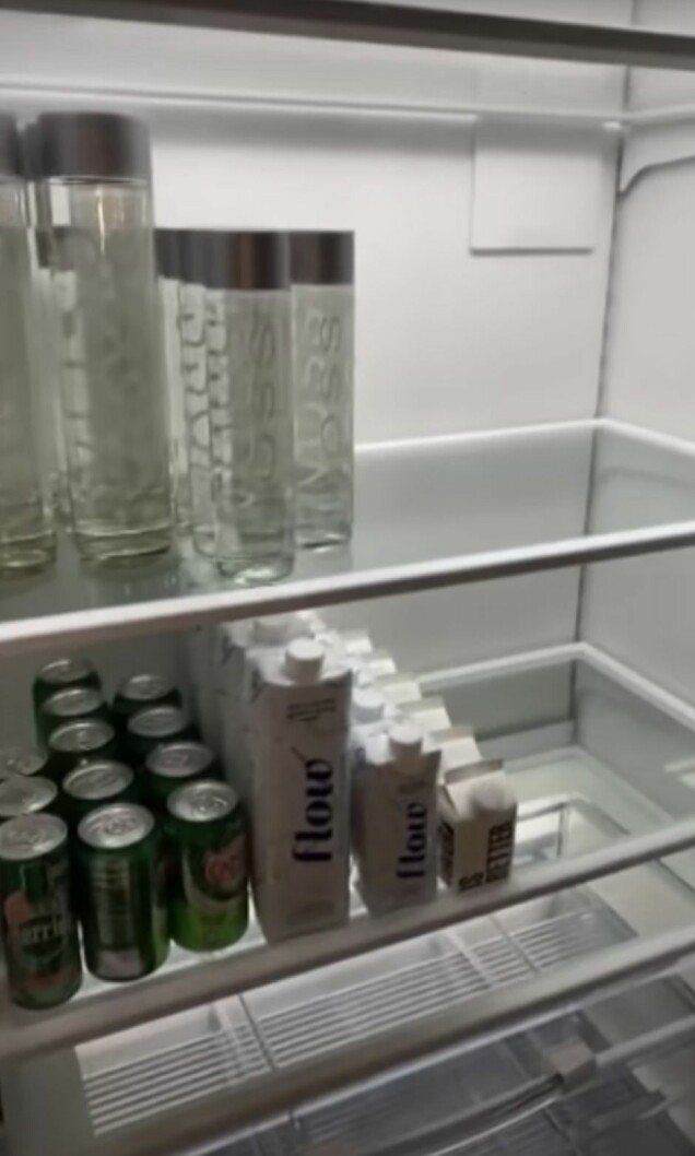 Det här har kändisarna i sina extremt välorganiserade kylskåp
