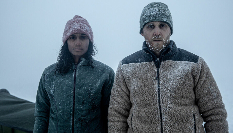 Nanna Blondell och Anastasios Soulis i Netflix-filmen Red Dot. Foto: Særún Hrafnkelsdóttir Norén Nanna Blondell och Anastasios Soulis i Netflix-filmen Red Dot. Foto: Særún Hrafnkelsdóttir Norén