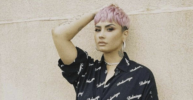 Demi Lovato med sin nya lättskötta frisyr. Demi Lovato med sin nya lättskötta frisyr.