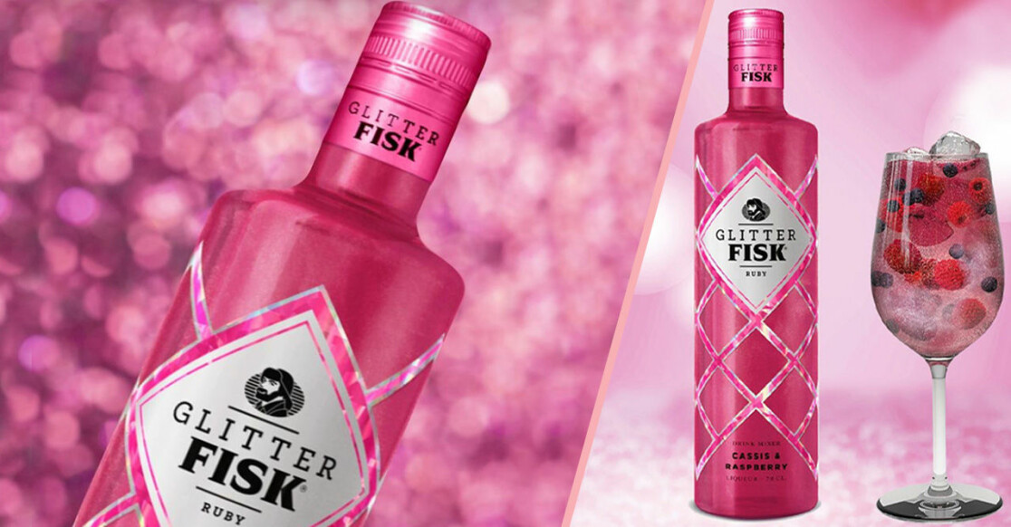 Glitter Fisk Ruby – likören som är både glittrig och rosa