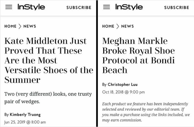 Så har brittisk press skrivit om Kate Middleton vs Meghan Markle