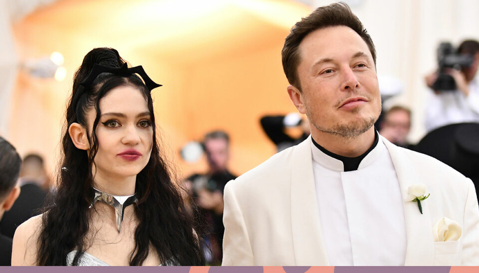 Elon Musks nya familjebild med flickvännen Grimes och sonen X Æ A-Xii