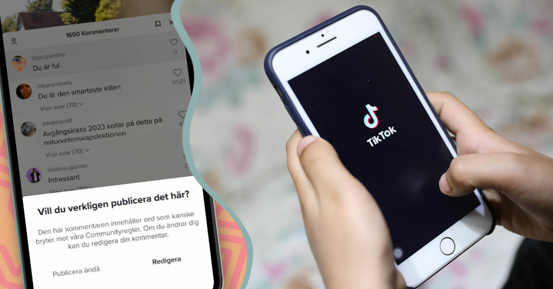 Tiktok lanserar två nya funktioner – ska minska näthat
