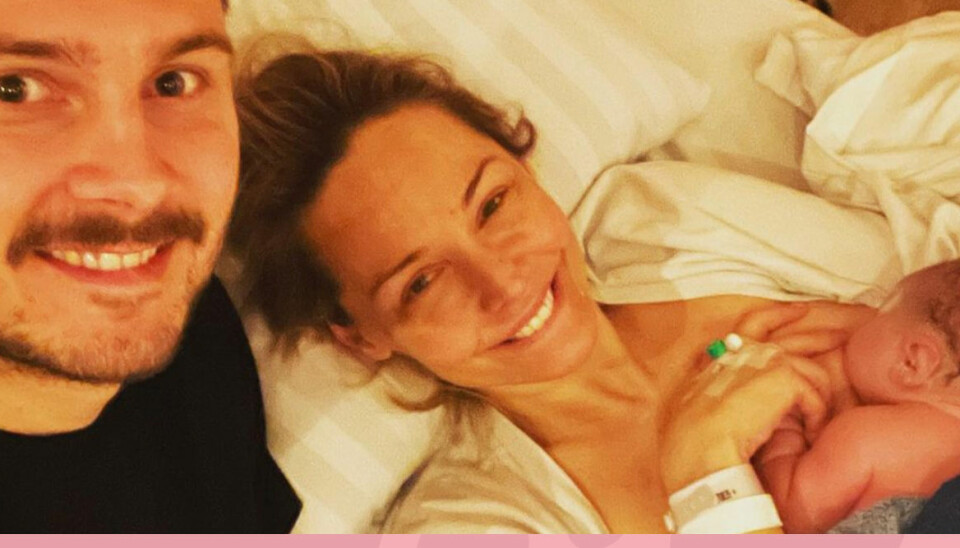 Carina och Erik Berg har fått sitt andra barn – det ska dottern heta