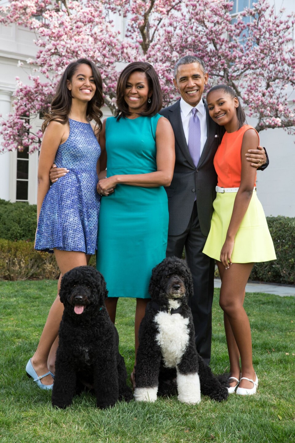 Familjen Obama under tiden i Vita huset. Familjen Obama under tiden i Vita huset.