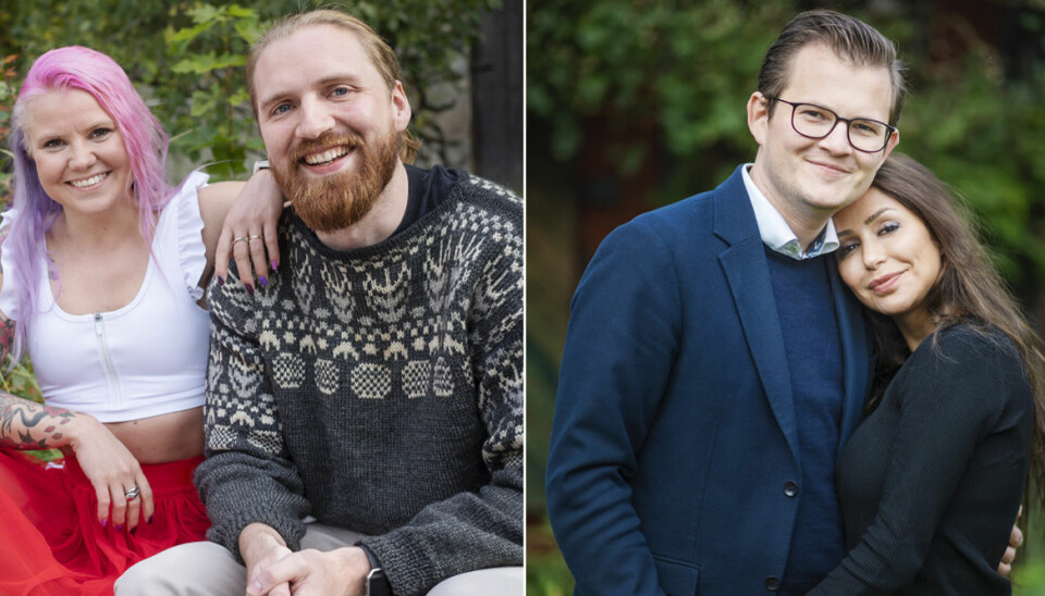 Till vänster ser vi Elina Raeder med Albin Ringstad och till höger står Jacob Claesson med Elahe Eskandari. Till vänster ser vi Elina Raeder med Albin Ringstad och till höger står Jacob Claesson med Elahe Eskandari.