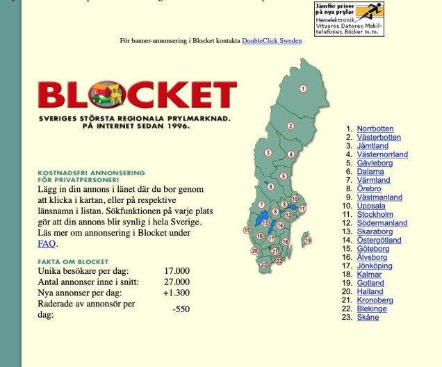 Nostalgi: Så såg sajterna ut när du skaffade dem
