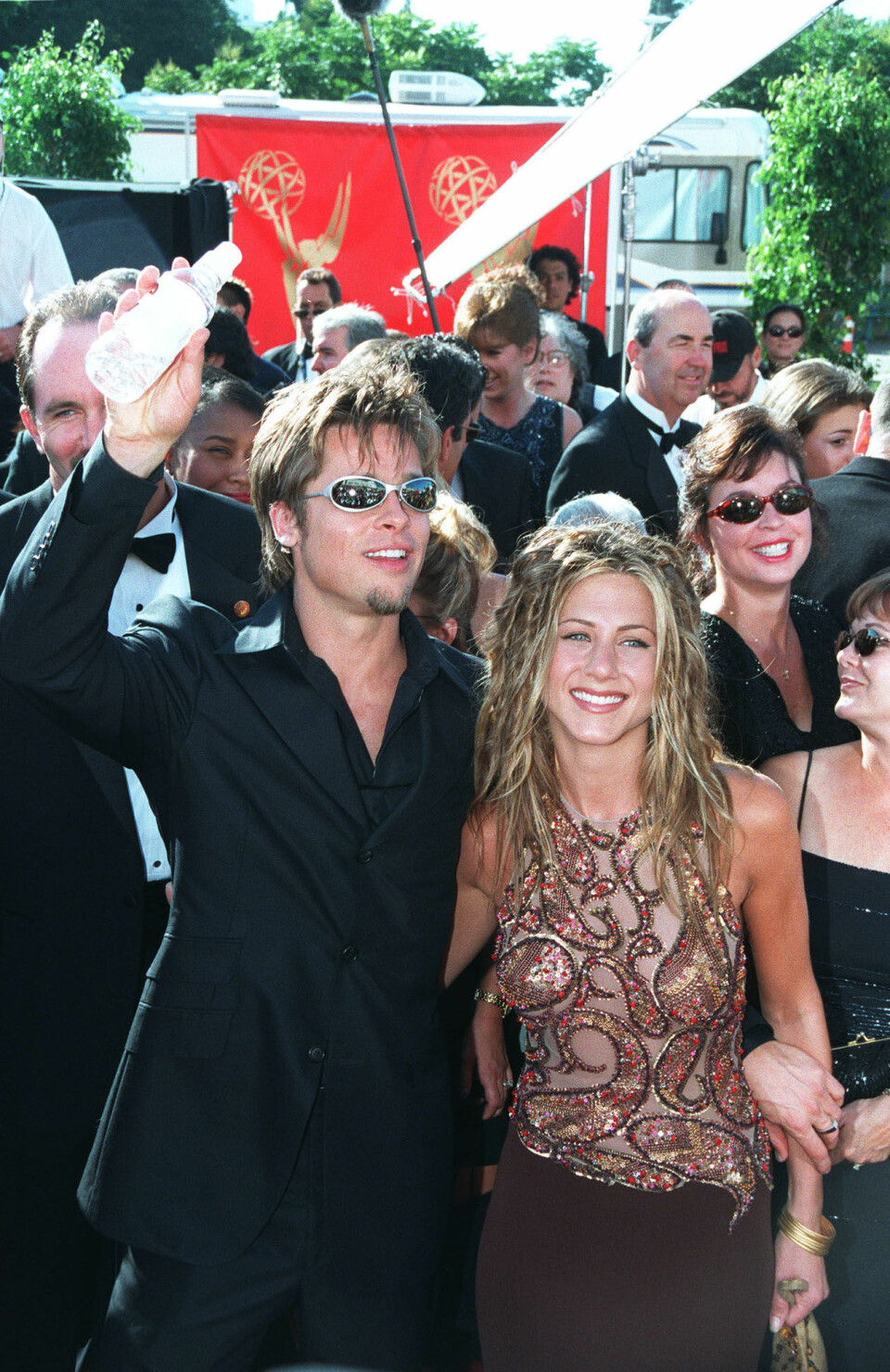 Brad Pitt och Jennifer Aniston. Brad Pitt och Jennifer Aniston.
