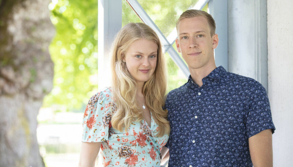 Sofia Lindhe och Anton Pehrson. Sofia Lindhe och Anton Pehrson.