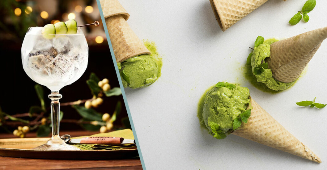 Recept: Sorbet med smak av Gin och tonic