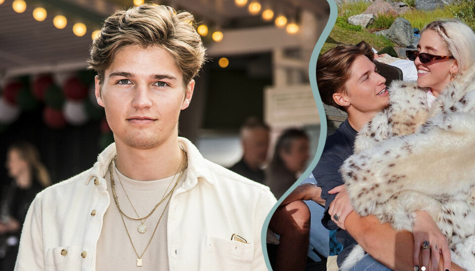 Filip Lamprecht ryter ifrån efter påhoppen på flickvännen Peg Parnevik