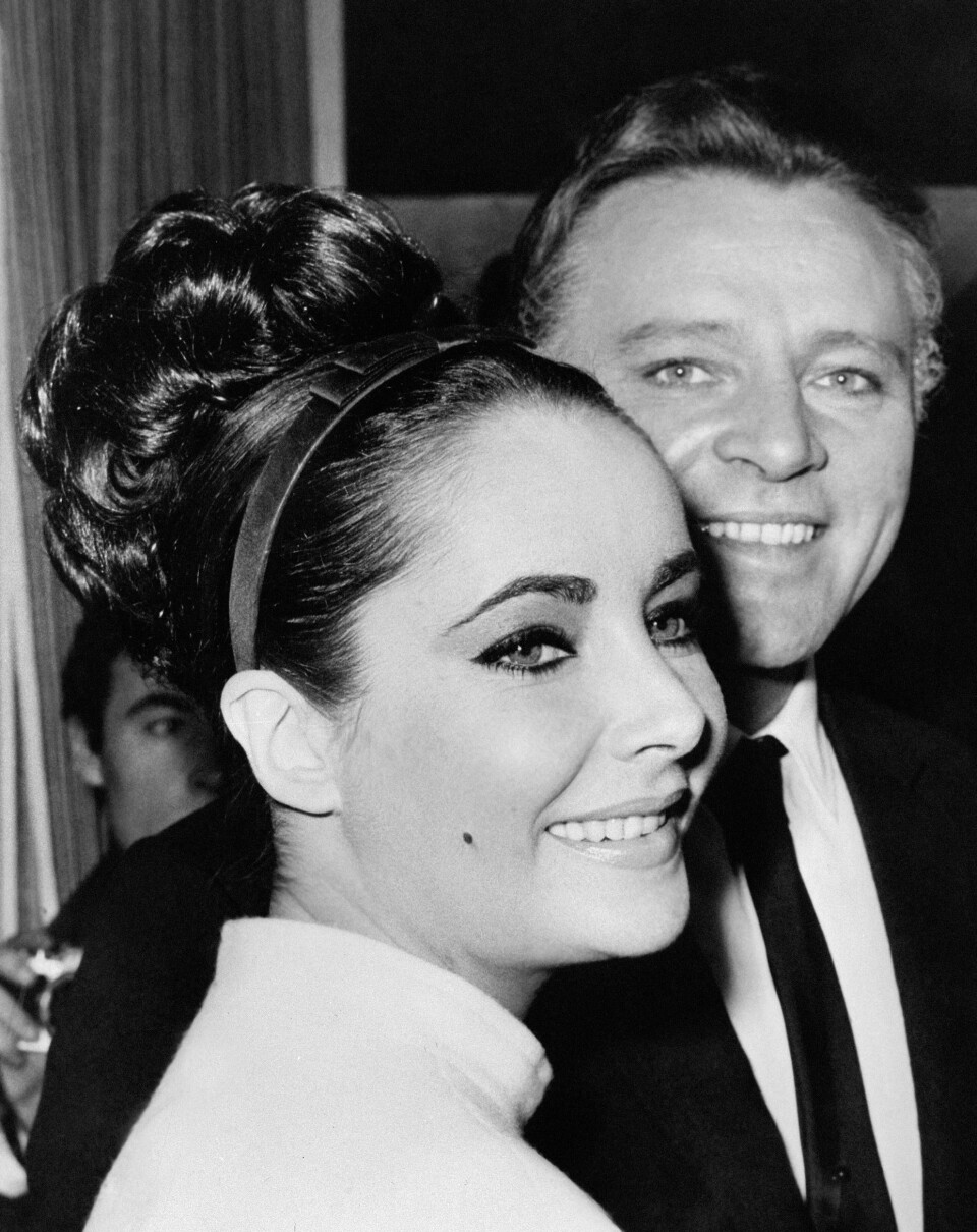 Skådisparet Elizabeth Taylor och Richard Burton. Skådisparet Elizabeth Taylor och Richard Burton.