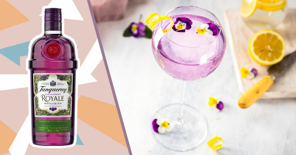 Nu finns lila gin som smakar vinbär och vanilj
