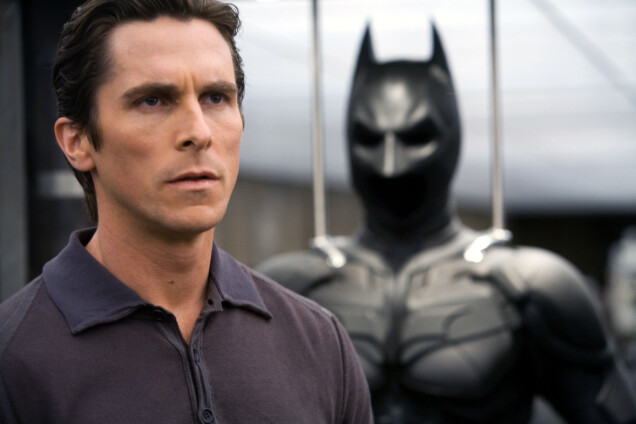 Christian Bale som Batman. Christian Bale som Batman.