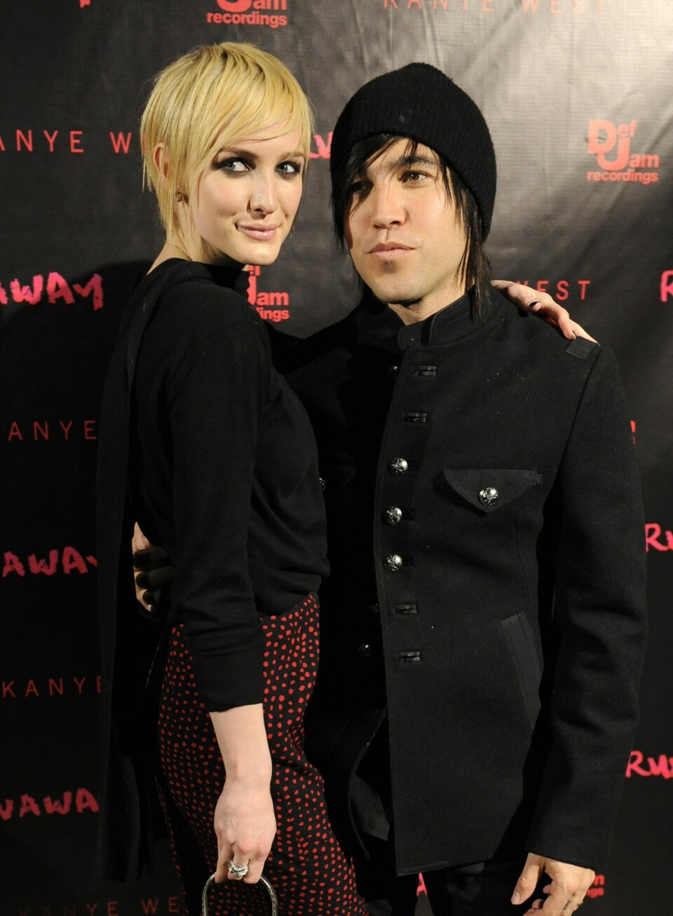 Ashlee Simpson med sitt ex-kex Pete Wentz 2010. Ashlee Simpson med sitt ex-kex Pete Wentz 2010.
