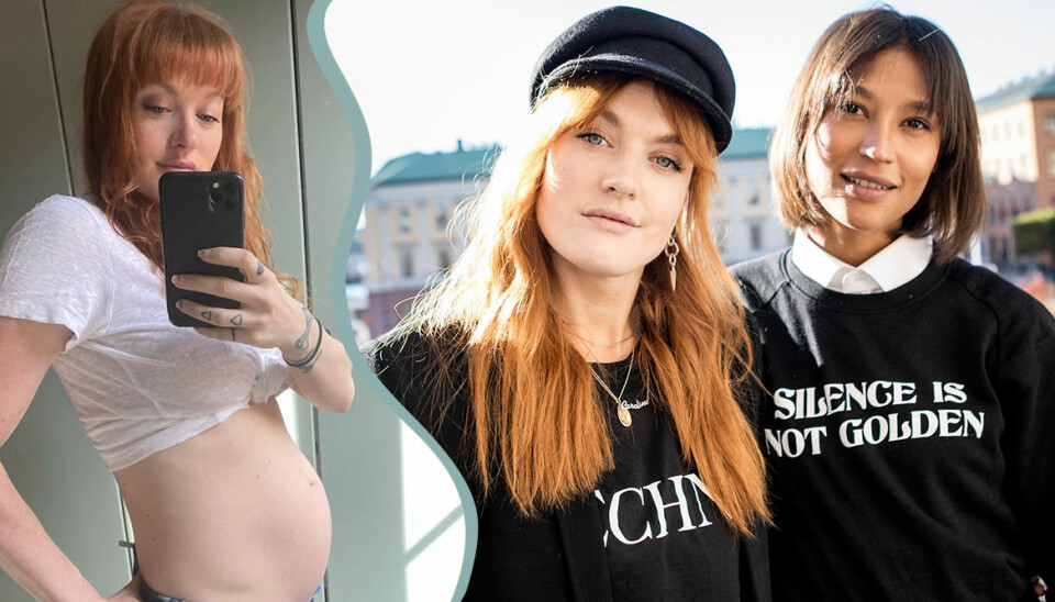 Icona Pop-Caroline Hjelt är gravid – väntar första barnet med Yoye