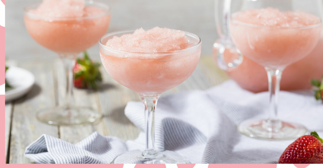 Så gör du svalkande roséslush – med bara en ingrediens