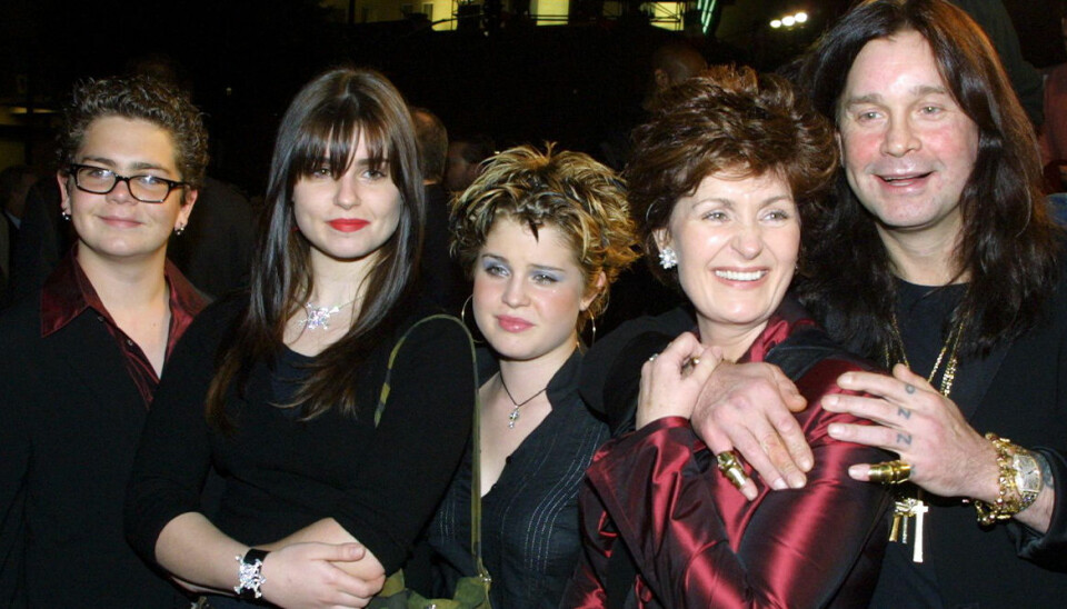 Jack Osbourne, Aimee Osbourne, Kelly Osbourne, Sharon Osbourne och Ozzy Osbourne 2000 . Jack Osbourne, Aimee Osbourne, Kelly Osbourne, Sharon Osbourne och Ozzy Osbourne 2000 .