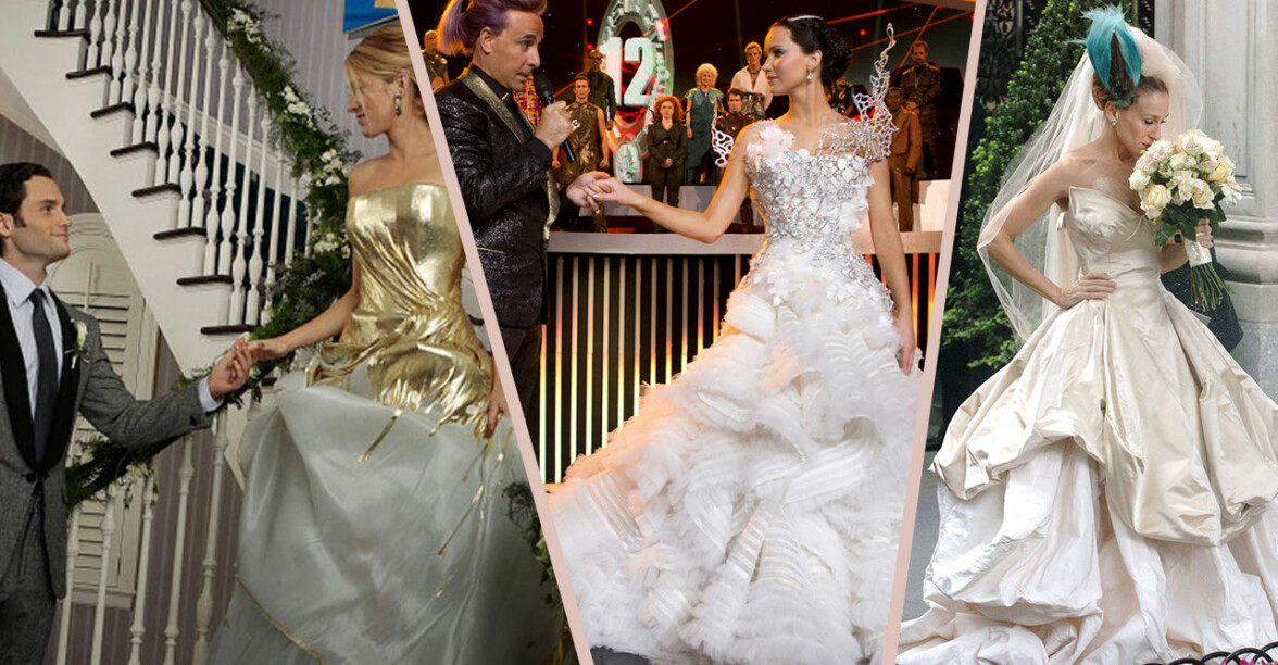 Oförglömliga brudklänningar från filmer och tv-serier