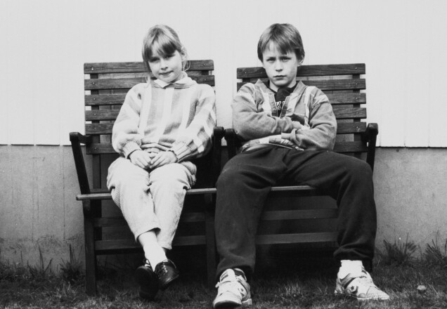 Lisen Ydring och Johan Widerberg under inspelningen av serien Ebba och Didrik. Lisen Ydring och Johan Widerberg under inspelningen av serien Ebba och Didrik.