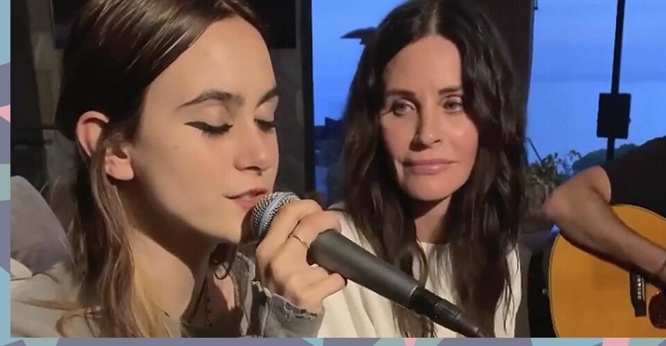 Courtney Cox och dottern Coco, 16, gör cover på Taylor Swift – se fina videon