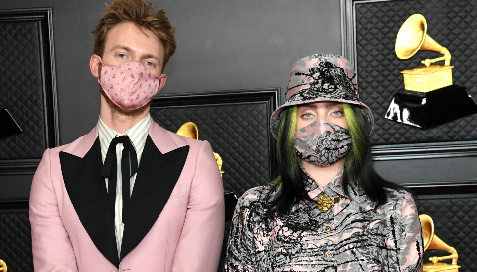 Syskonen Finneas Baird O'Connell och Billie Eilish på Grammy Awards tidigare i år. Syskonen Finneas Baird O'Connell och Billie Eilish på Grammy Awards tidigare i år.