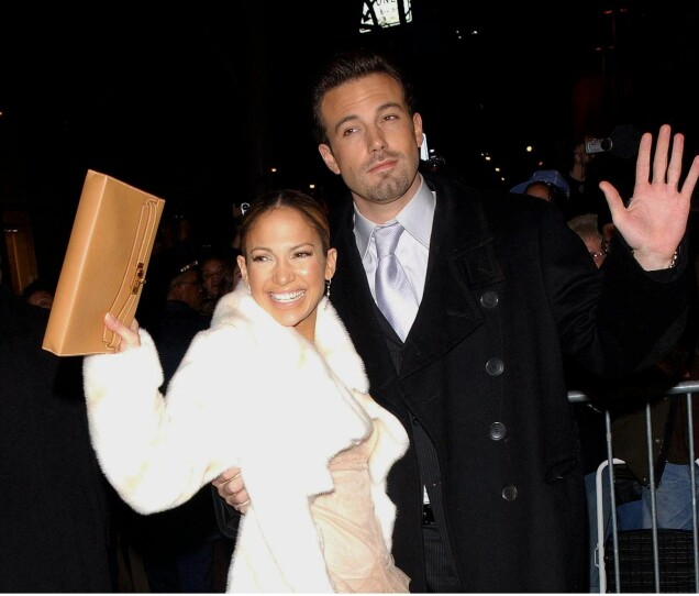 Bennifer på röda mattan i New York en dag i december 2002. Bennifer på röda mattan i New York en dag i december 2002.