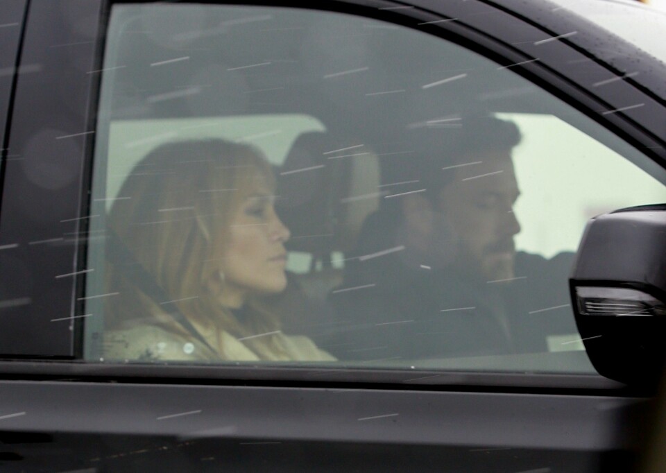 Jennifer Lopez och Ben Affleck på väg till semester. Jennifer Lopez och Ben Affleck på väg till semester.