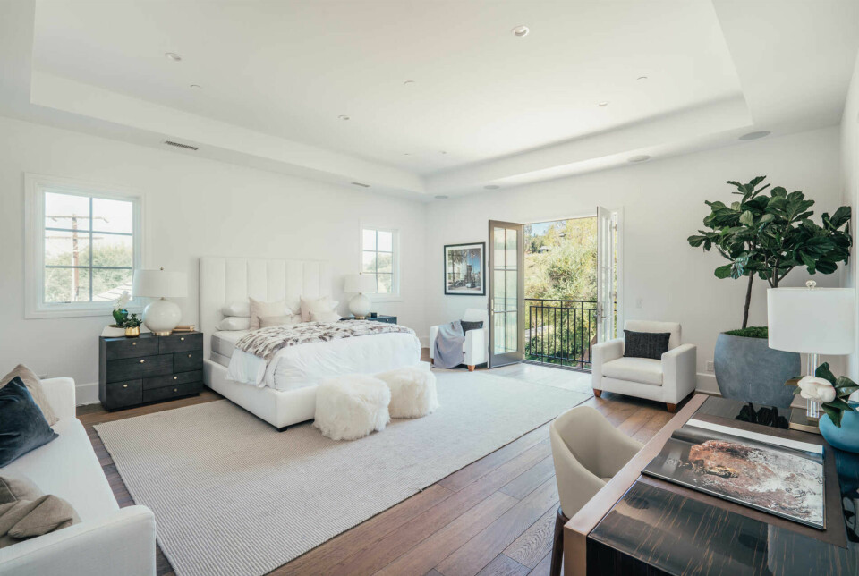 Ett av alla sovrum. Ett av alla sovrum.