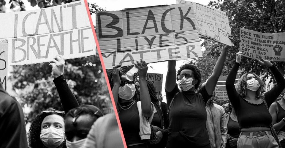 BLM-demonstration i Danmark 2020. BLM-demonstration i Danmark 2020.