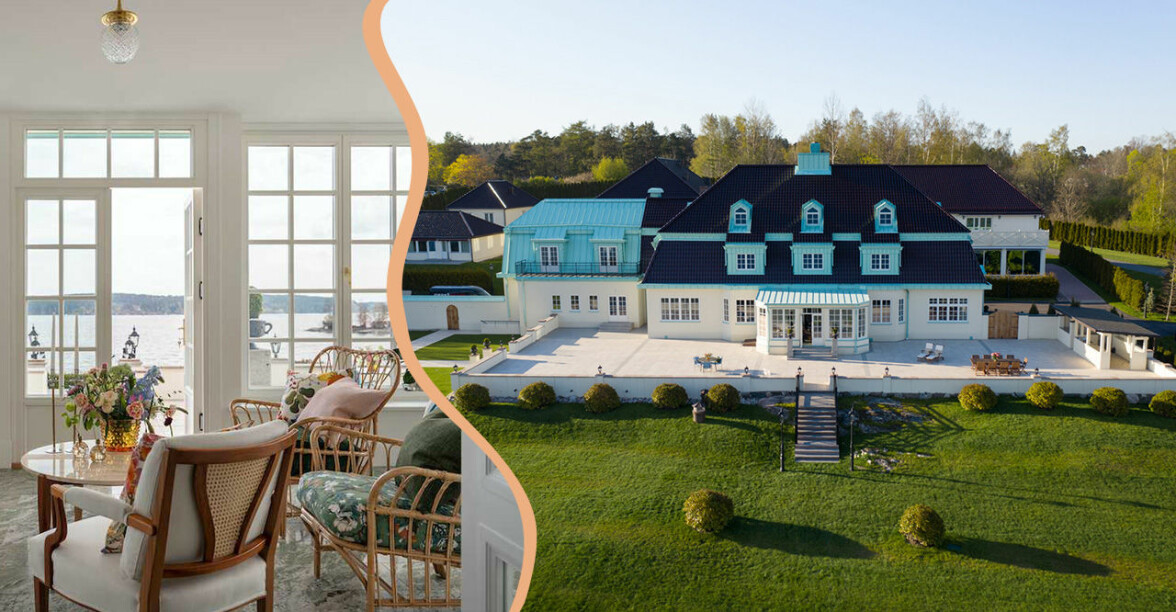 Sveriges dyraste hus är till salu för 350 miljoner kronor – se alla bilderna