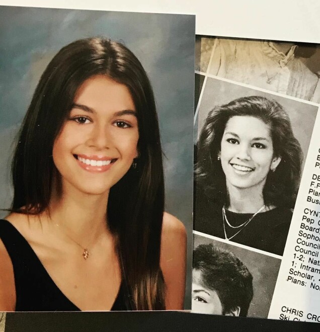 6 gånger Kaia Gerber och Cindy Crawford sett ut som tvillingar