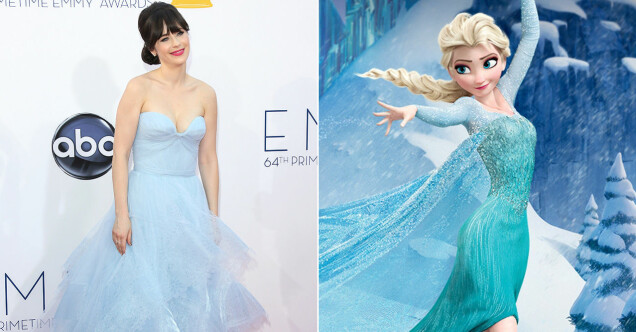 10 kändisar som klätt sig som Disneyprinsessor