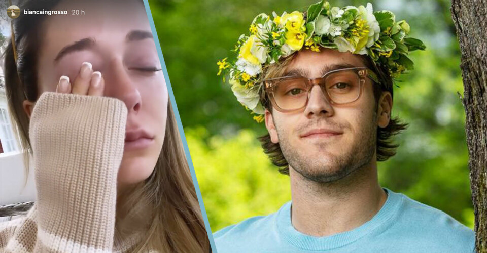 Bianca Ingrossos känslosamma reaktion på lillebror Benjamins sommarprat