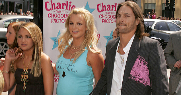 Jamie Lynn Spears, Britney Spears och Britneys ex Kevin Federline. Jamie Lynn Spears, Britney Spears och Britneys ex Kevin Federline.
