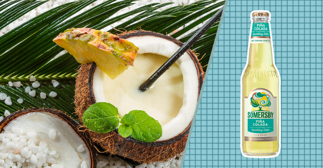 Somersby lanserar cider med smak av Pina colada