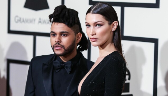 The Weeknd i sällskap av Bella Hadid 2016. The Weeknd i sällskap av Bella Hadid 2016.