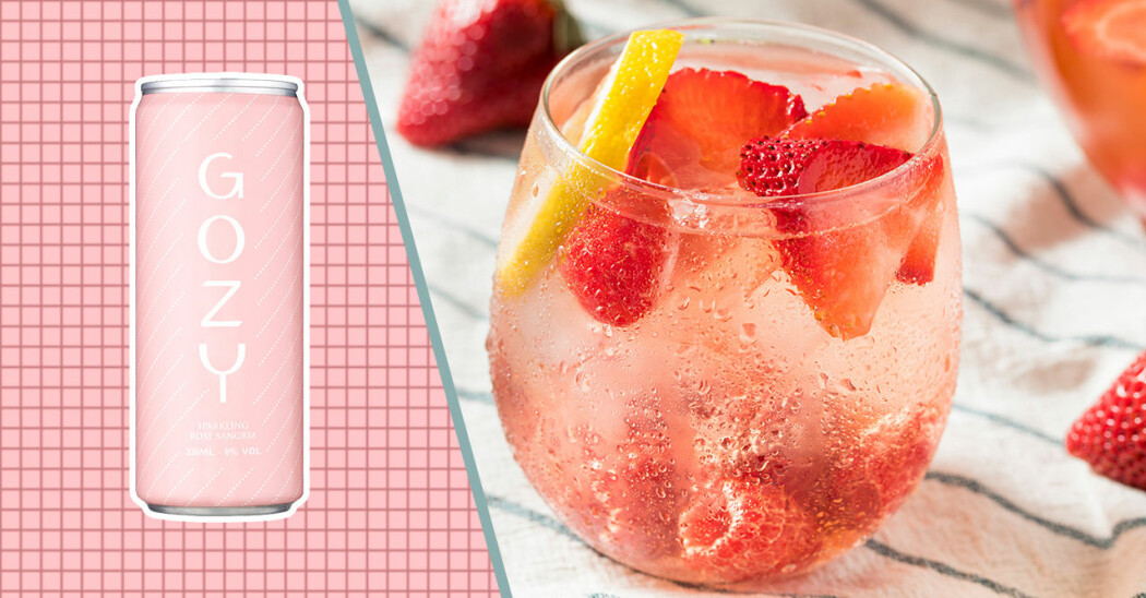 Nu finns det rosa bubblande sangria på burk