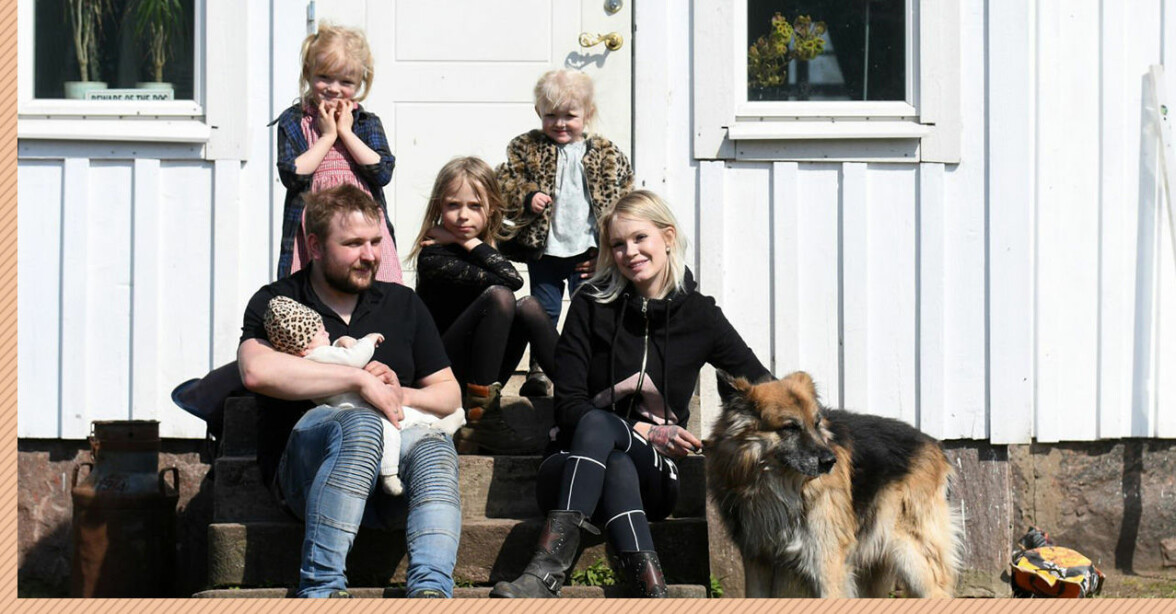 Natalie, 26, har redan fem barn: ”Vi har pratat om ett sjätte”