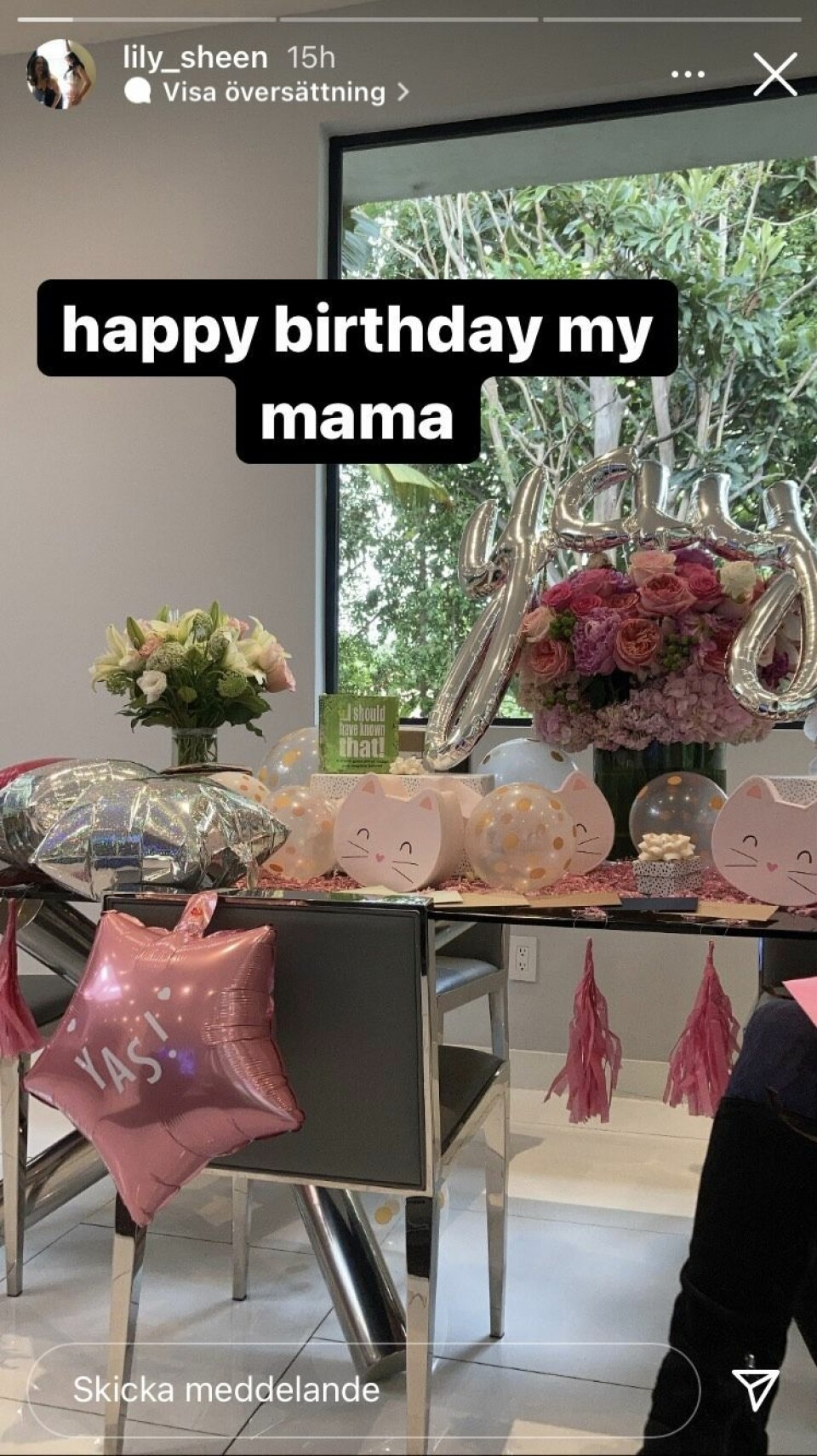 Lily Sheen firade mamma Kate Beckinsales födelsedag. Lily Sheen firade mamma Kate Beckinsales födelsedag.