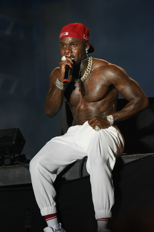 Rapartisten DaBaby under festivalen Rolling Loud Rapartisten DaBaby under festivalen Rolling Loud