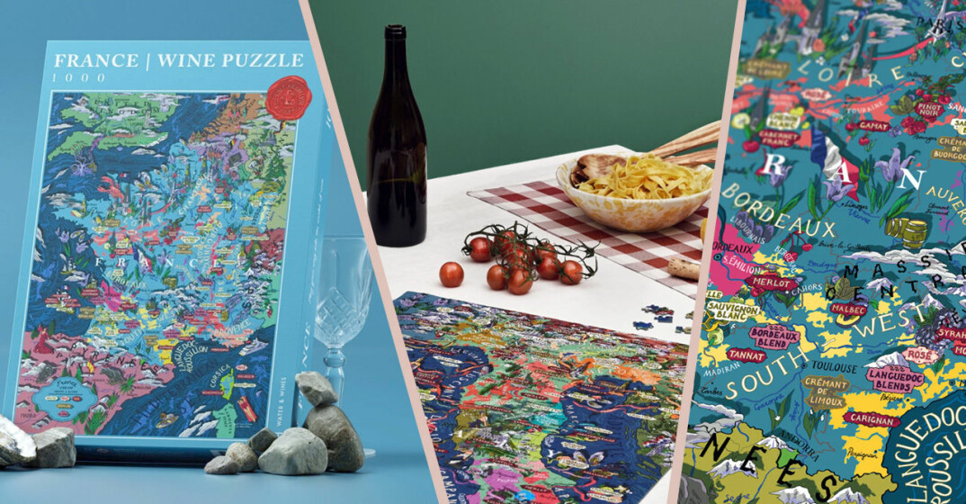Nu finns ett pussel som lär dig allt om vin och olika regioner
