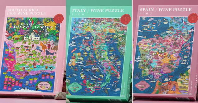 Nu finns ett pussel som lär dig allt om vin och olika regioner