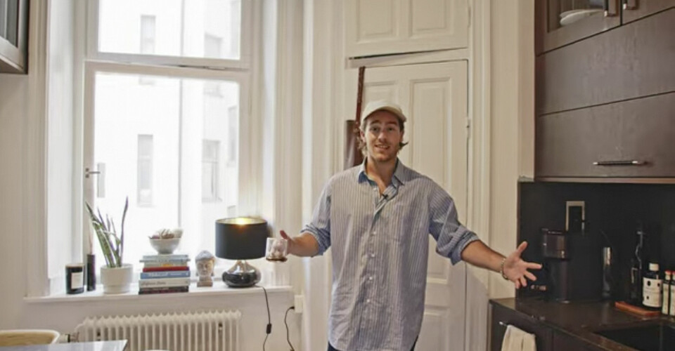 Köket är hjärtat av lägenheten, förklarar Benjamin. Köket är hjärtat av lägenheten, förklarar Benjamin.