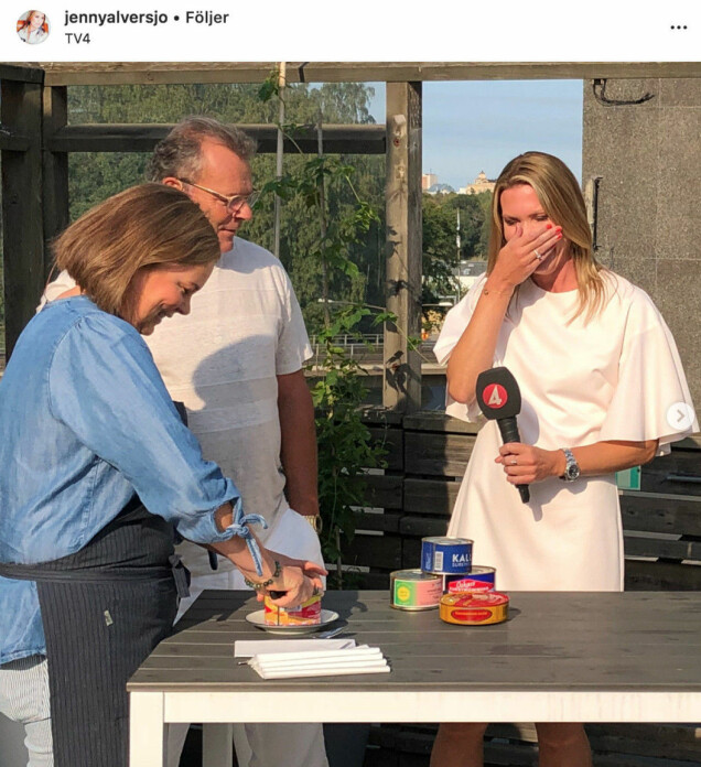 Inslaget med Jenny Alversjö som upprörde många tittare. Foto: TV4. Inslaget med Jenny Alversjö som upprörde många tittare. Foto: TV4.