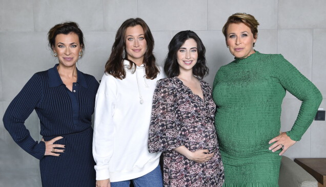 Amanda Schulman, Julia Ragnarsson, Dilan Gwyn, Hannah Widell på pressträffen inför premiären av Två systrar. Amanda Schulman, Julia Ragnarsson, Dilan Gwyn, Hannah Widell på pressträffen inför premiären av Två systrar.