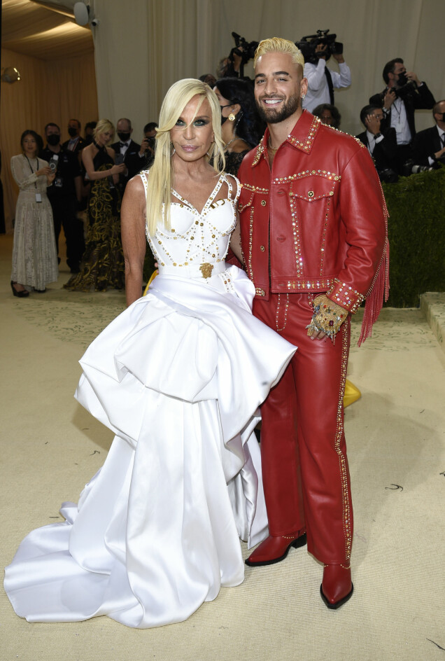 Donatella Versace och Maluma. Donatella Versace och Maluma.